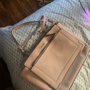 Nine West Blush Pink Cosmetic Bag